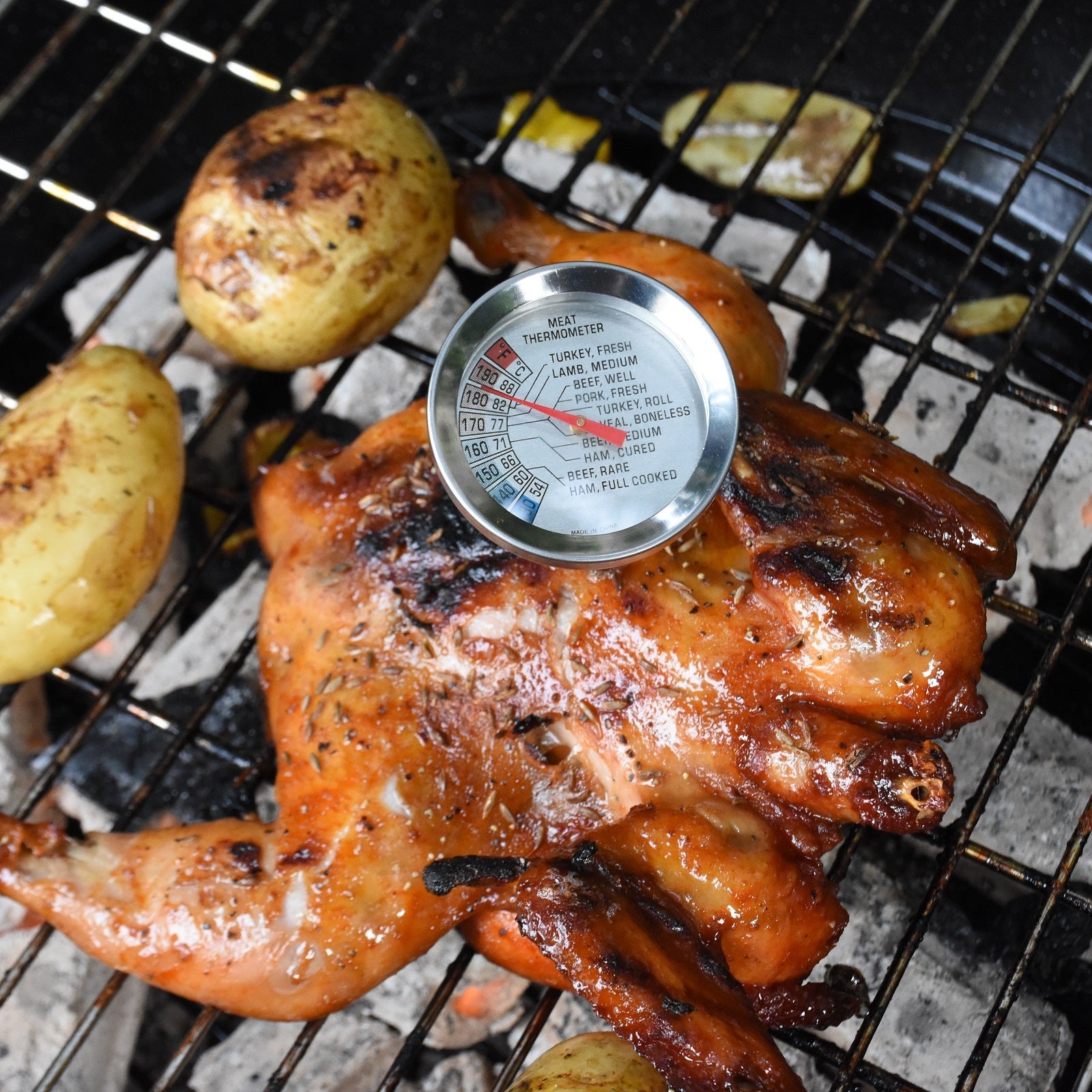 Jumbuck Stainless Steel BBQ Thermometer