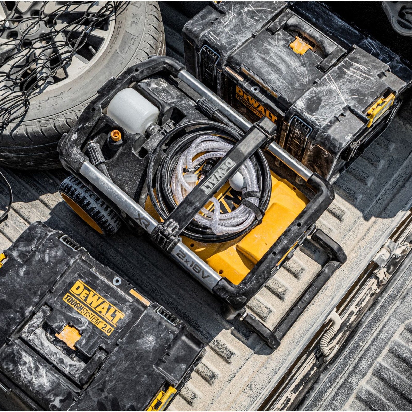 DeWALT 2 x 18V XR Cordless Pressure Washer 1600 PSI - Skin Only DCMPW1600N-XE