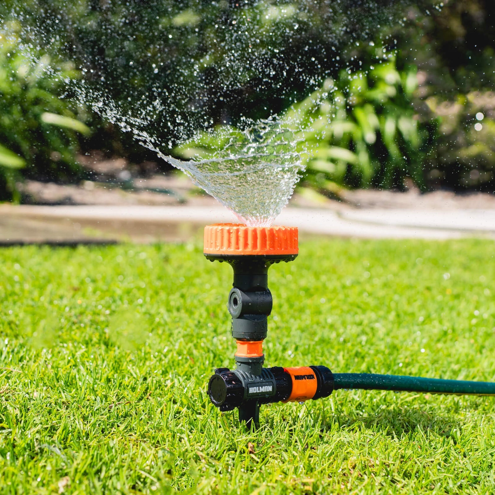 Holman 5 Function Sprinkler on Spike - Twin Pack, 25m Coverage, 12mm Fitting