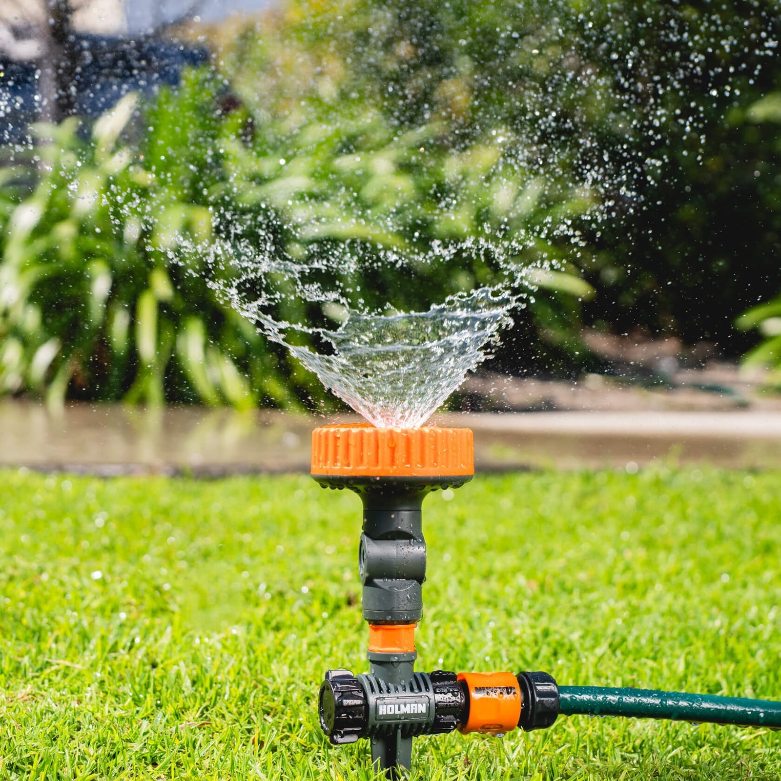 Holman 5 Function Sprinkler on Spike - Twin Pack, 25m Coverage, 12mm Fitting
