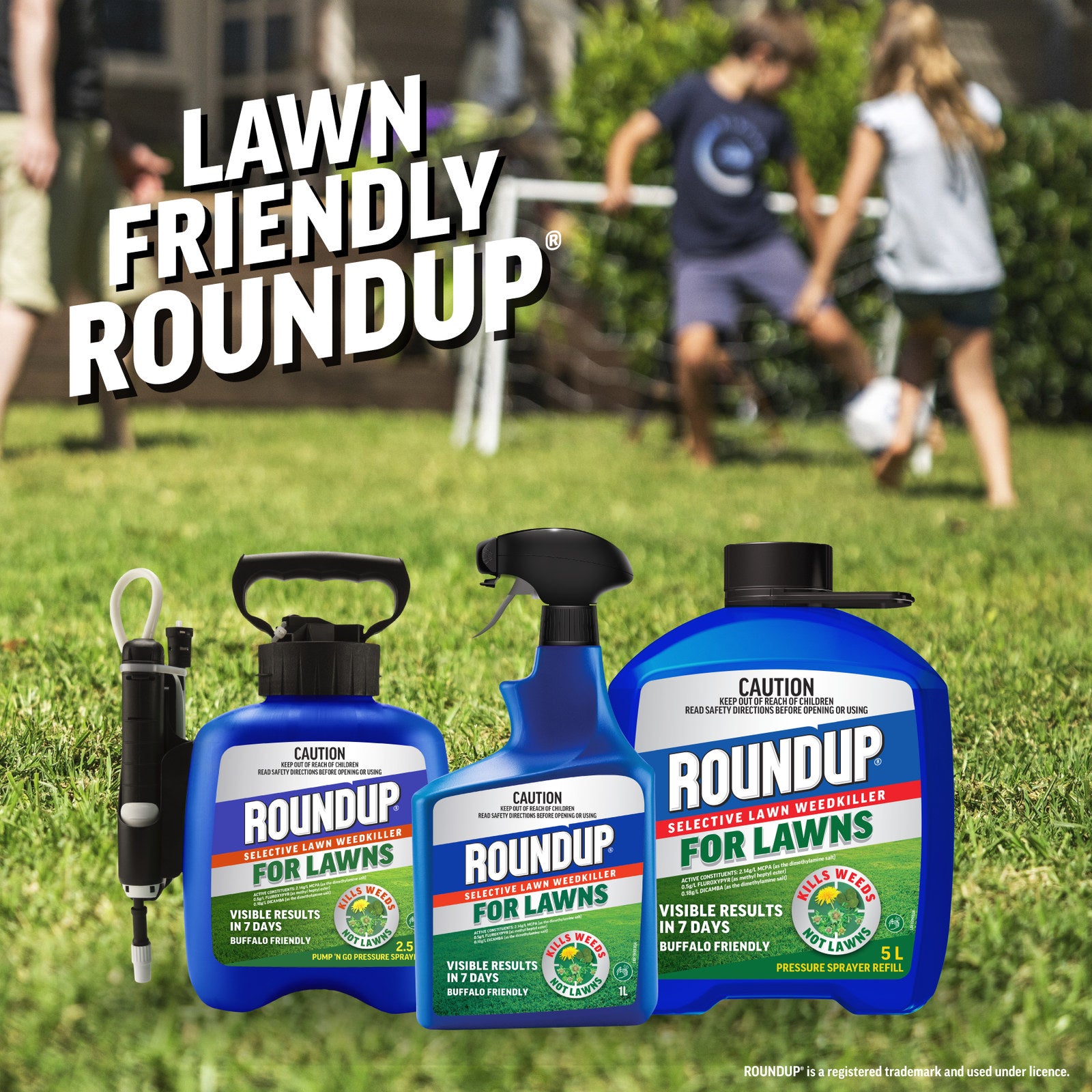 Roundup For Lawns 1L Ready To Use Selective Lawn Weedkiller