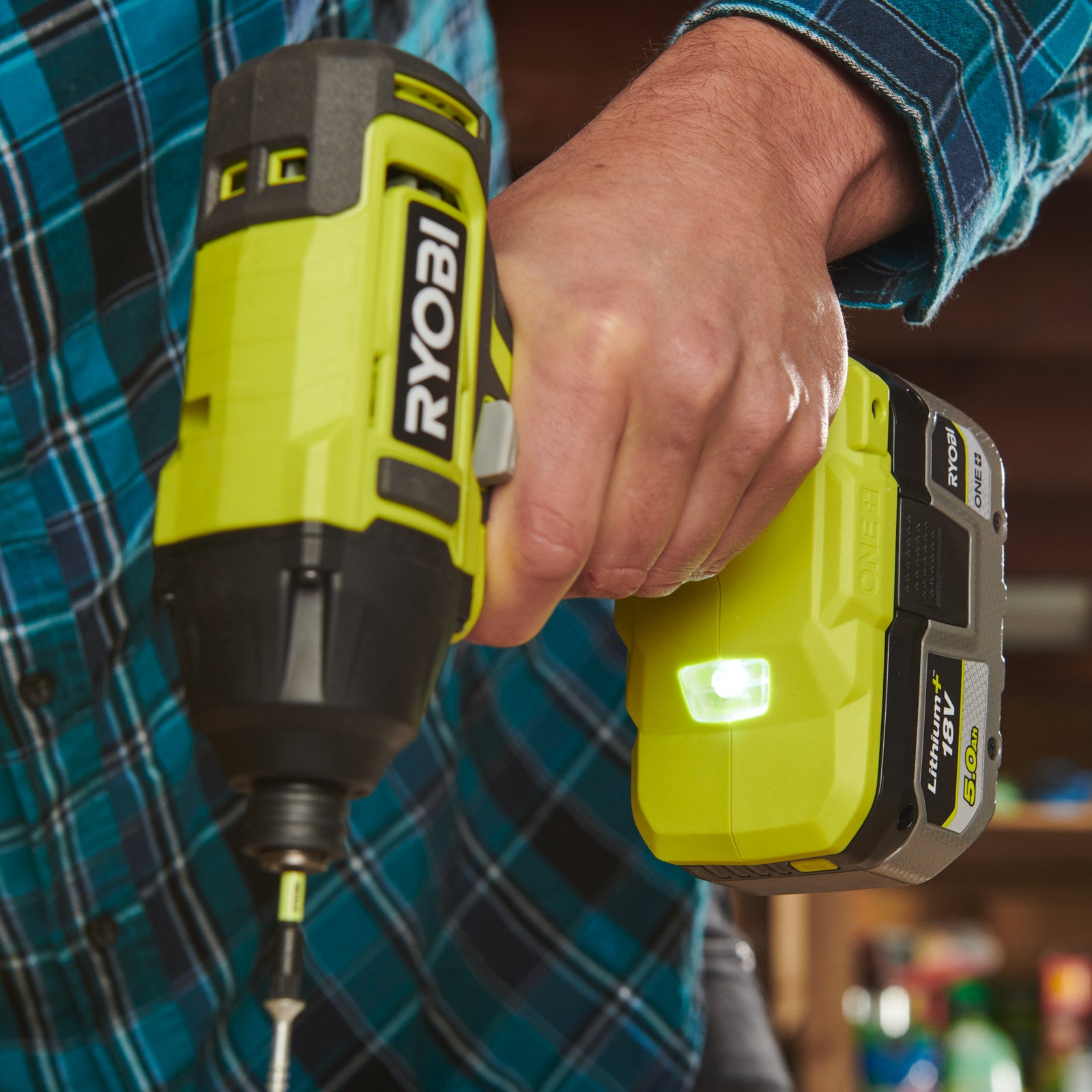 Ryobi 18V ONE+ Impact Driver All Rounder Kit R18ID24 - 4.0Ah Battery & Charger