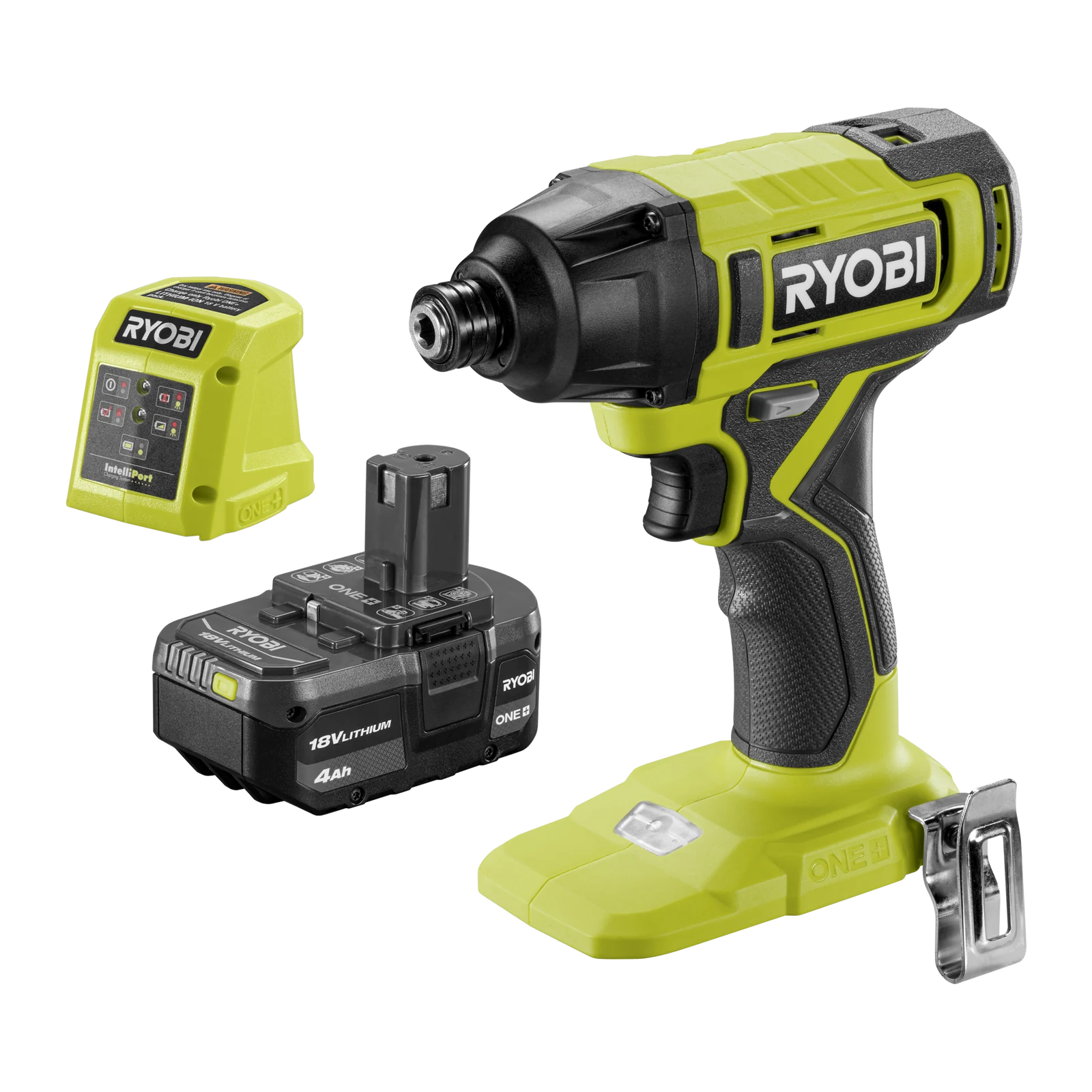 Ryobi 18V ONE+ Impact Driver All Rounder Kit R18ID24 - 4.0Ah Battery & Charger