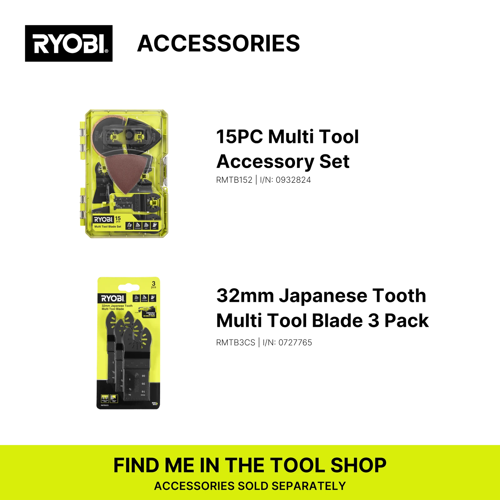 Ryobi 18V ONE+ HP Brushless Cordless Multitool Tool Only RMT18X