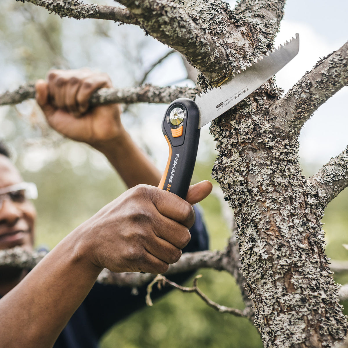 Fiskars Plus 150mm 8" Folding Pruning Saw SW68