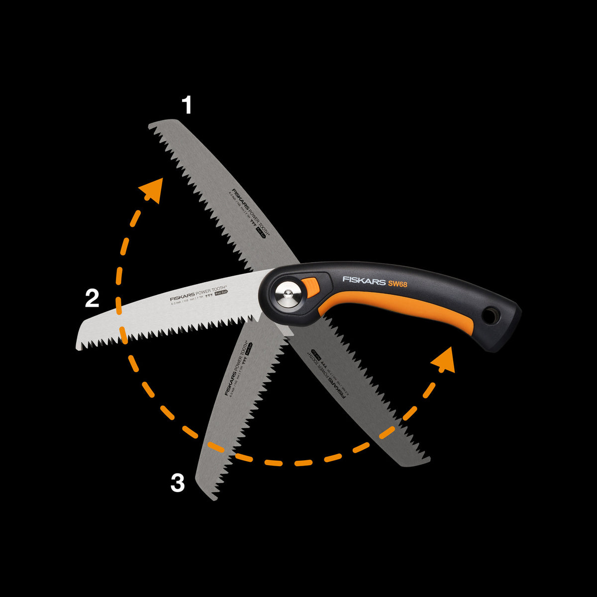 Fiskars Plus 150mm 8" Folding Pruning Saw SW68