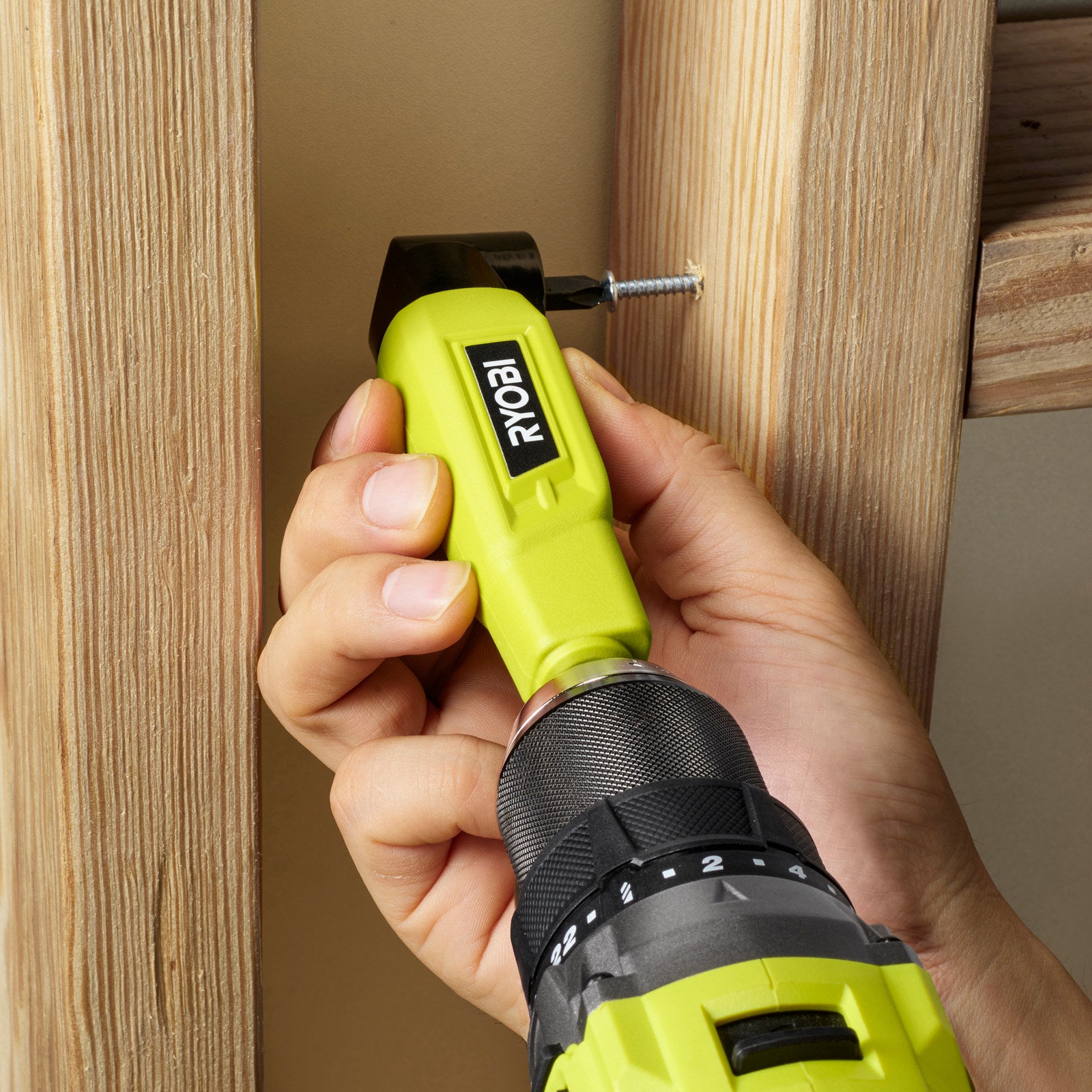 Ryobi 2 Piece Right Angle Drill Adaptor