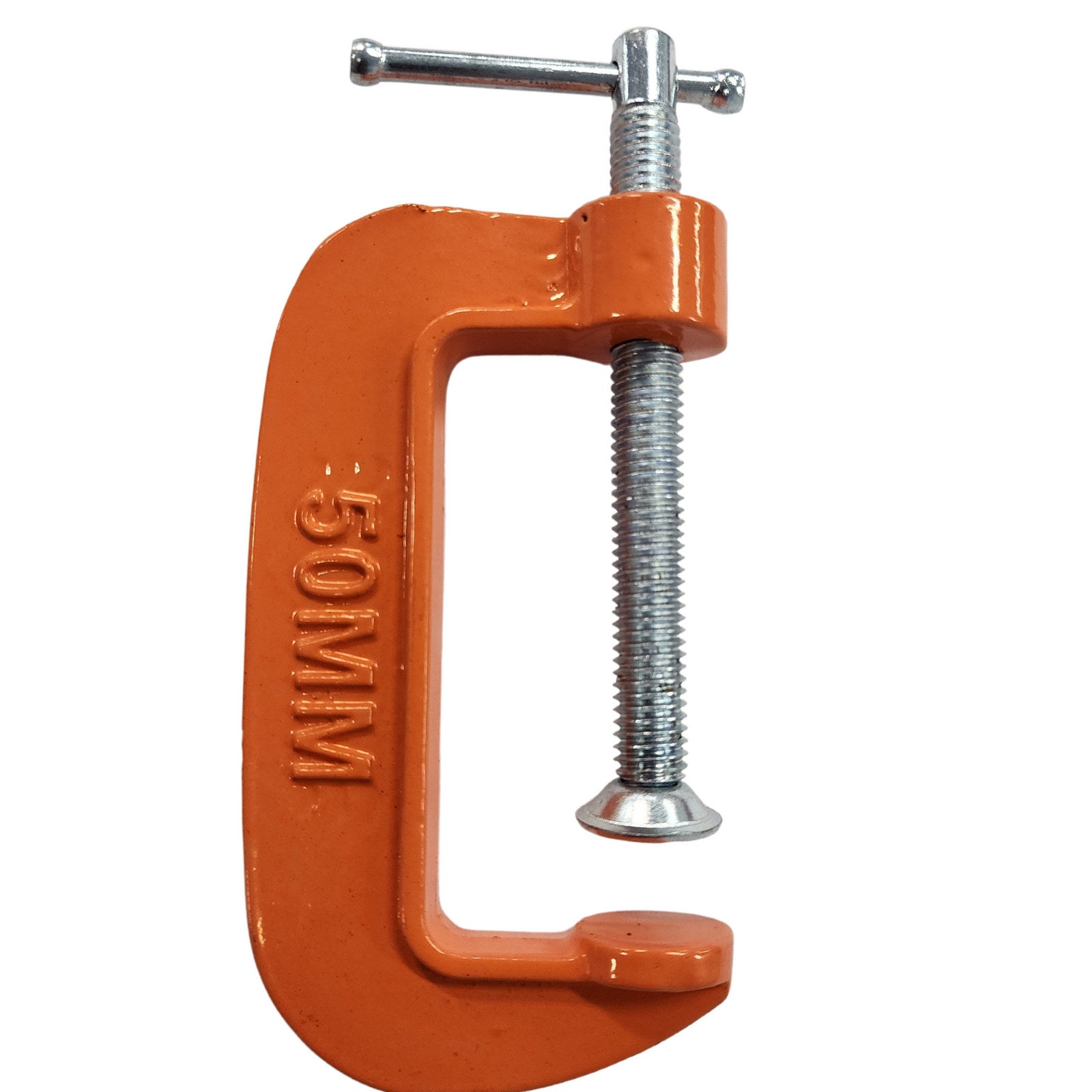 Craftright 50mm Ductile Iron G Clamp - 20mm Throat, 142.5kg Clamping Strength