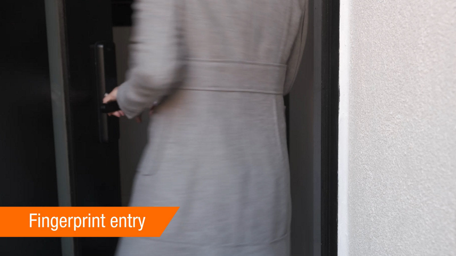 Lemaar Black Rectangle Latch Smart Lock 69300GBLK