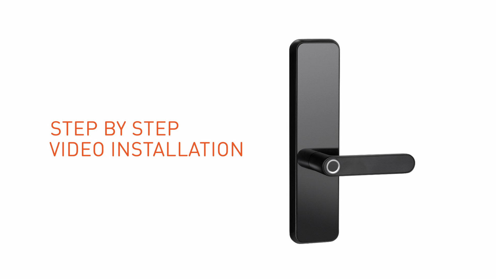 Lemaar Black Rectangle Latch Smart Lock 69300GBLK