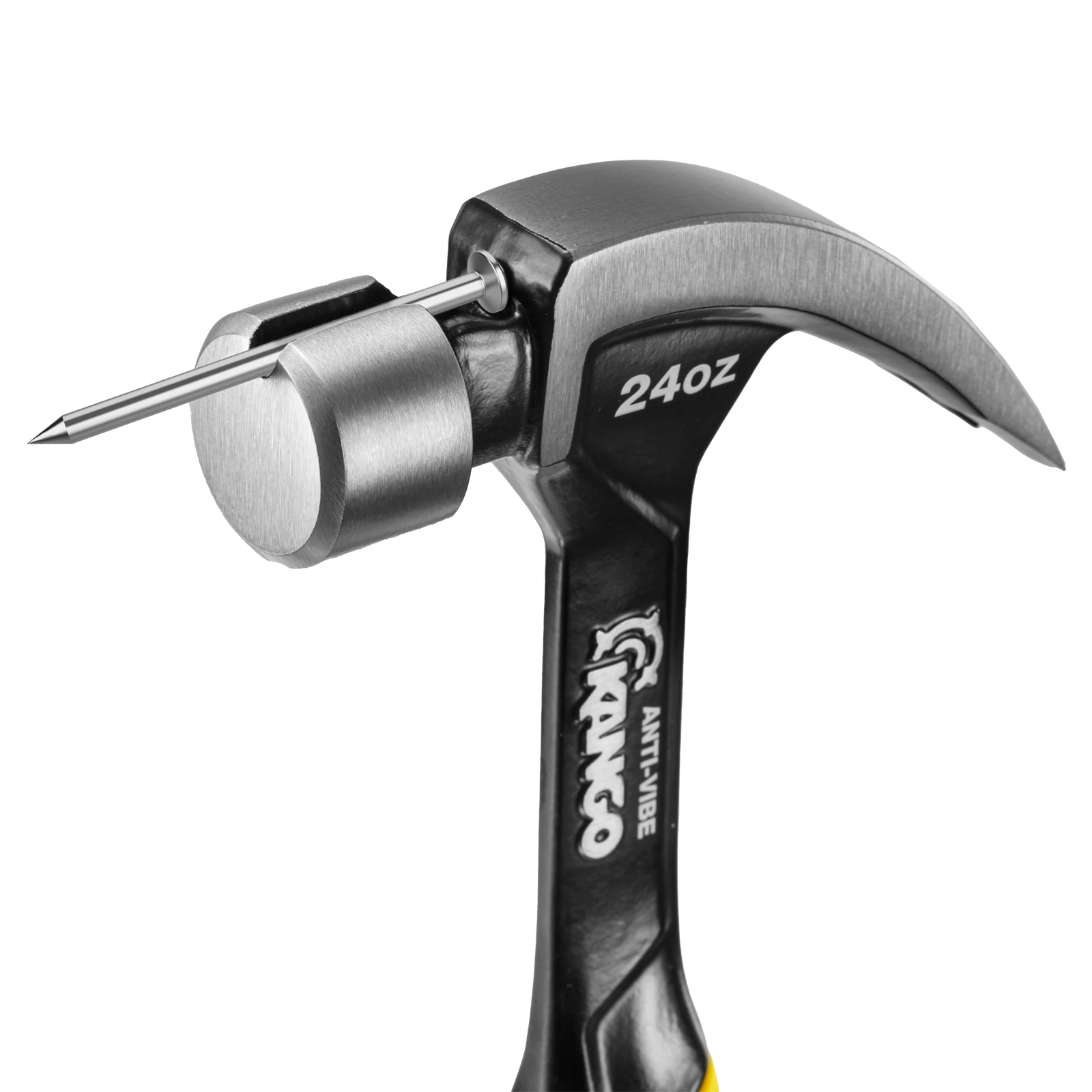 Kango 24oz Anti-Vibe Steel Claw Hammer, Fixed Head