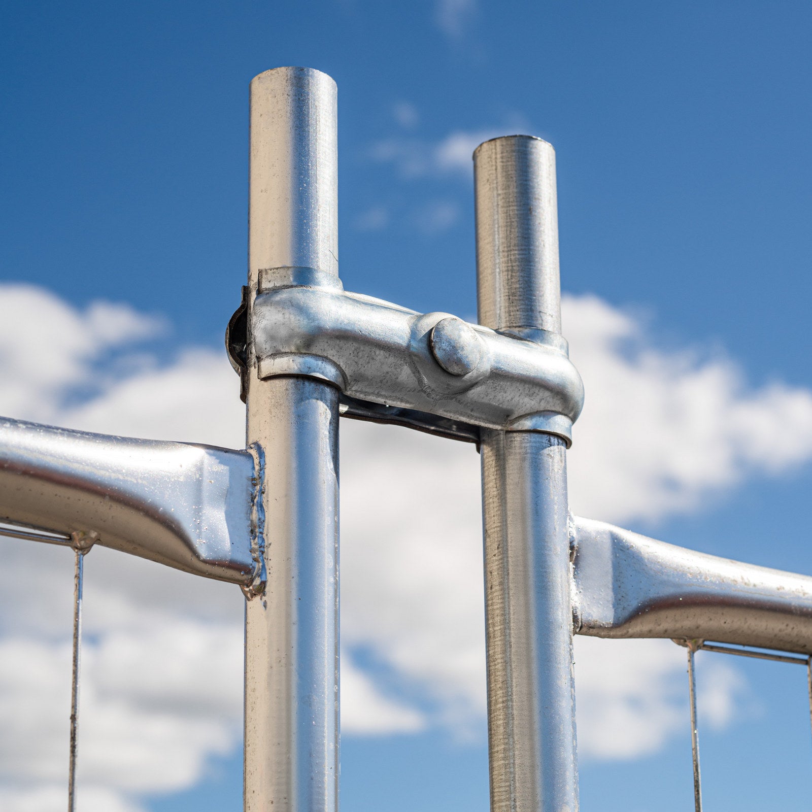 RapidMesh Galvanised Steel Temporary Fence Clamp 143x80x40mm
