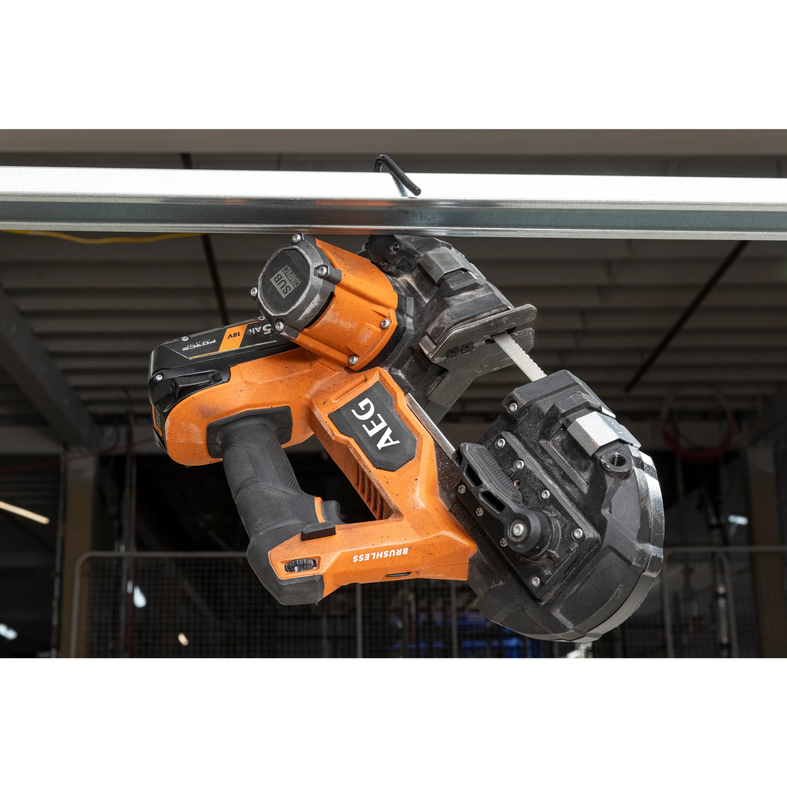AEG 18V Sub Compact Brushless 63mm Band Saw A18SBSBL630 - Skin Only