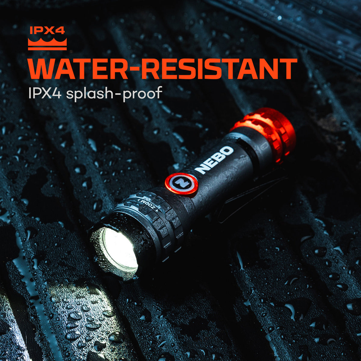 Nebo Davinci Flex Torch - 450 Lumen - 6x Zoom - Rechargeable - Water-Resistant