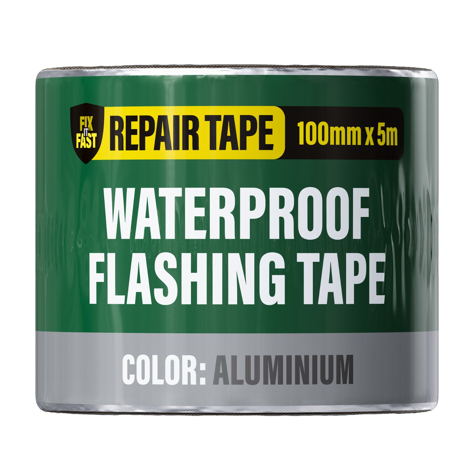 Fix-It-Fast 100mm x 5m Aluminium Waterproof Flashing Repair Tape