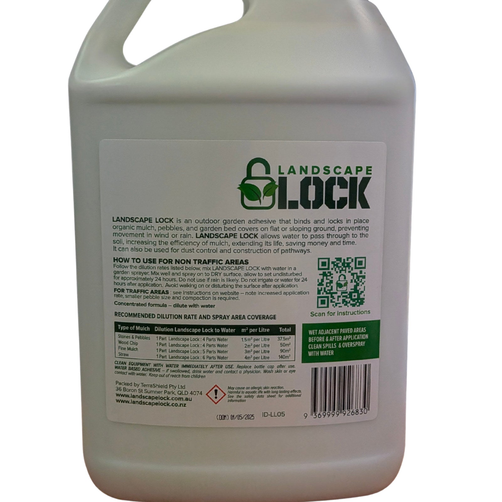 Landscape Lock 5L Concentrated Garden Glue Weather Resistant 50sqm