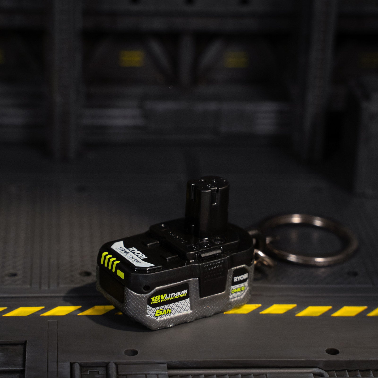 Ryobi MINI's Battery Keyring - Mini Tool Replica Keychain