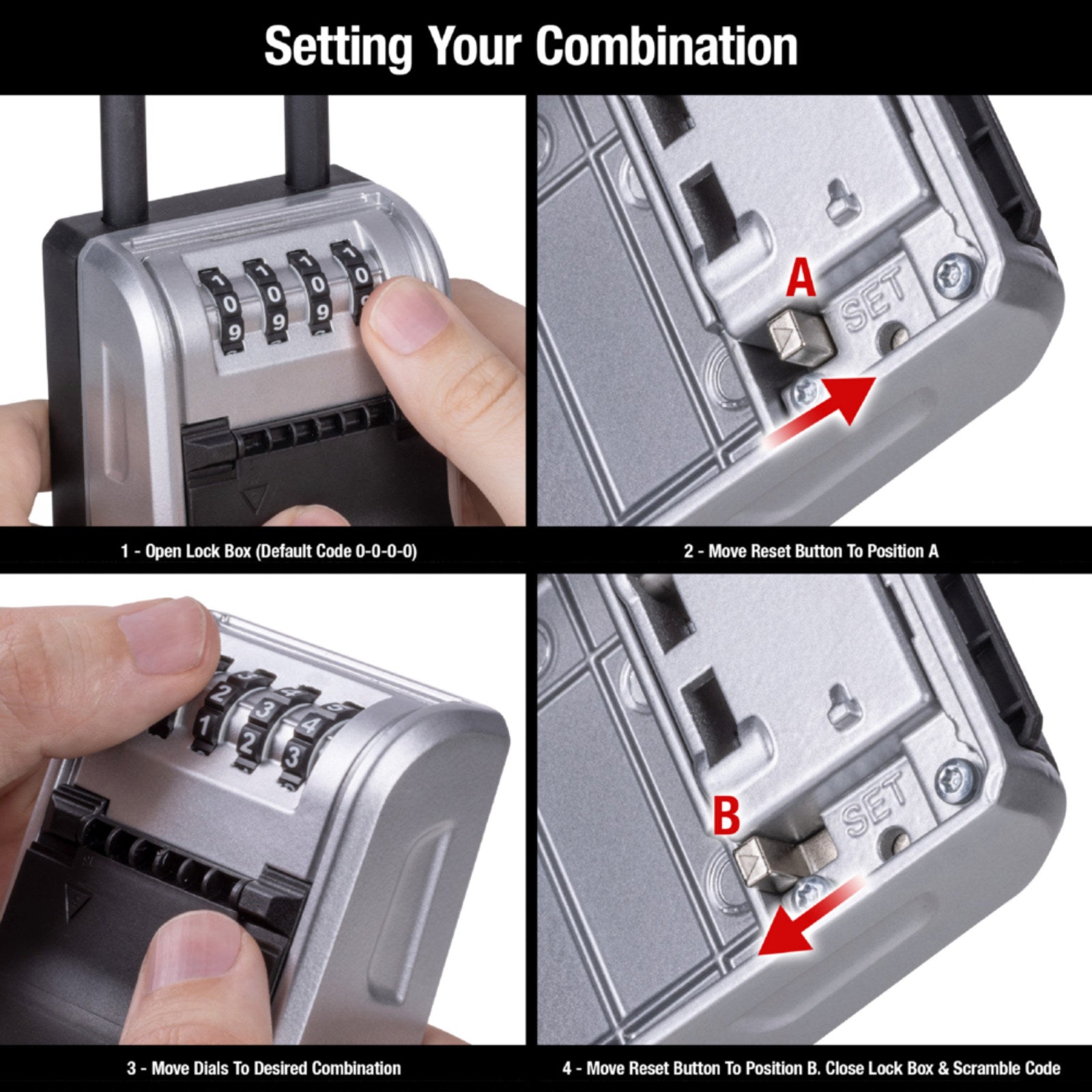 Master Lock Portable Next Gen Combination Key Safe