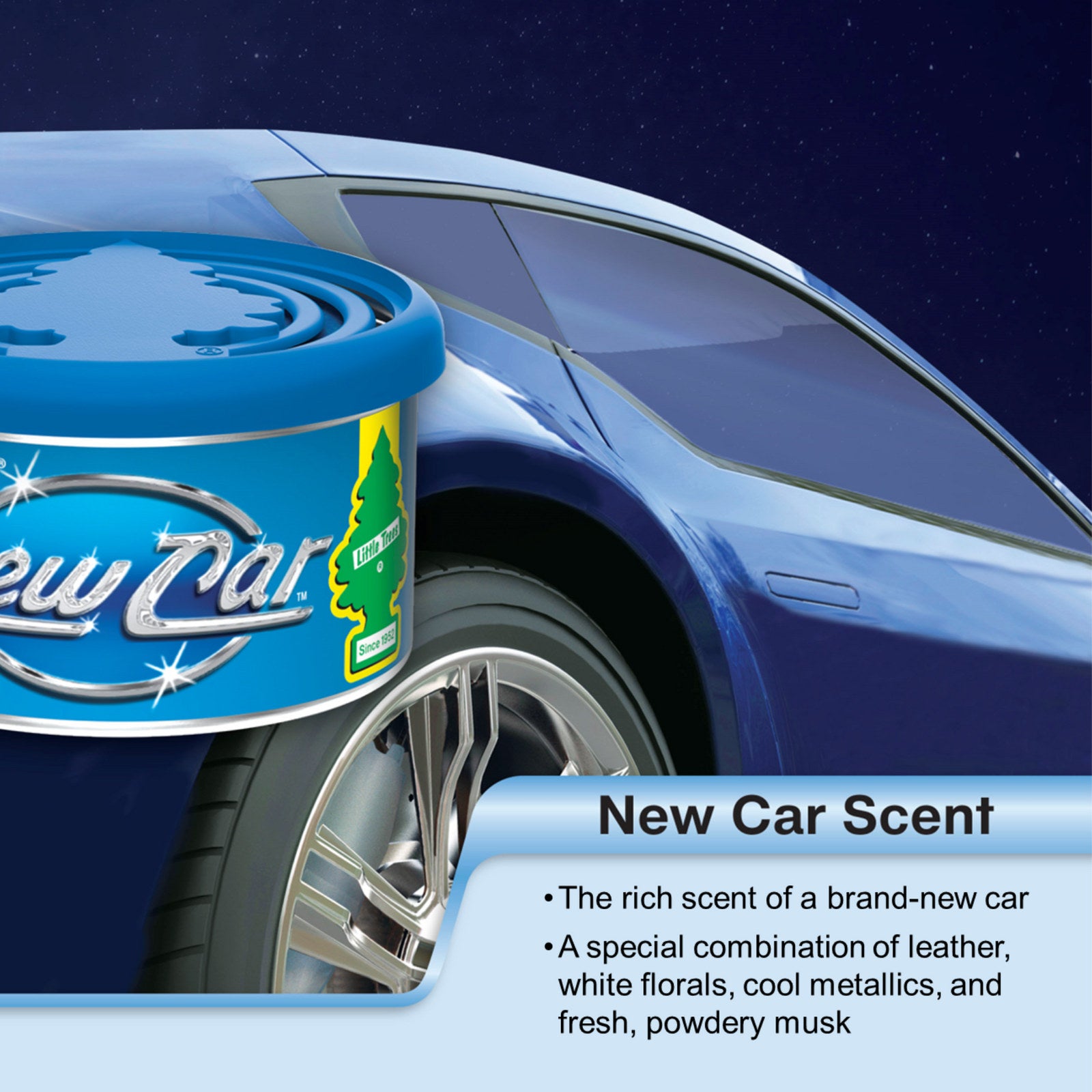 Little Trees New Car Fibre Can Air Freshener 30g