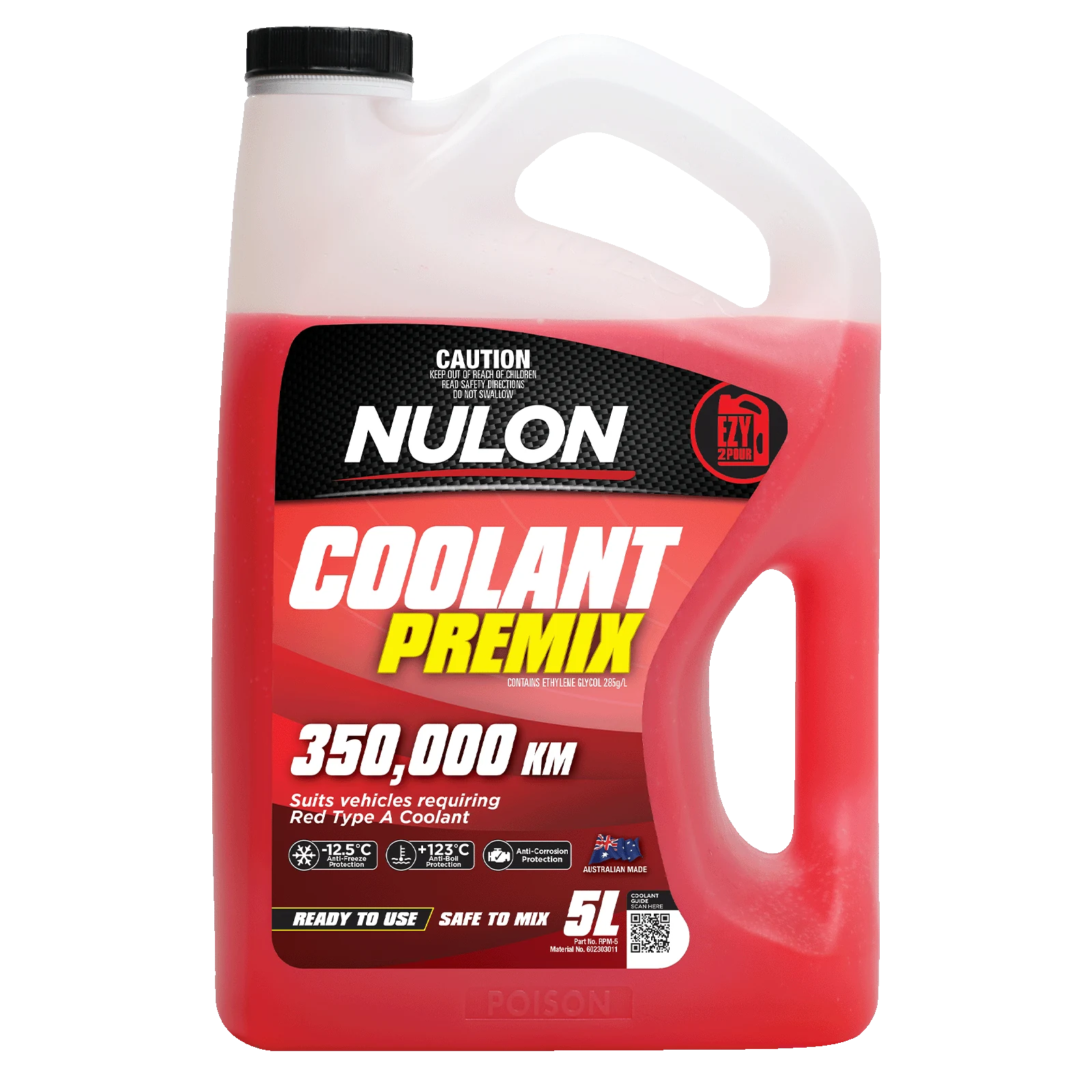 Nulon Red Coolant Premix 5L