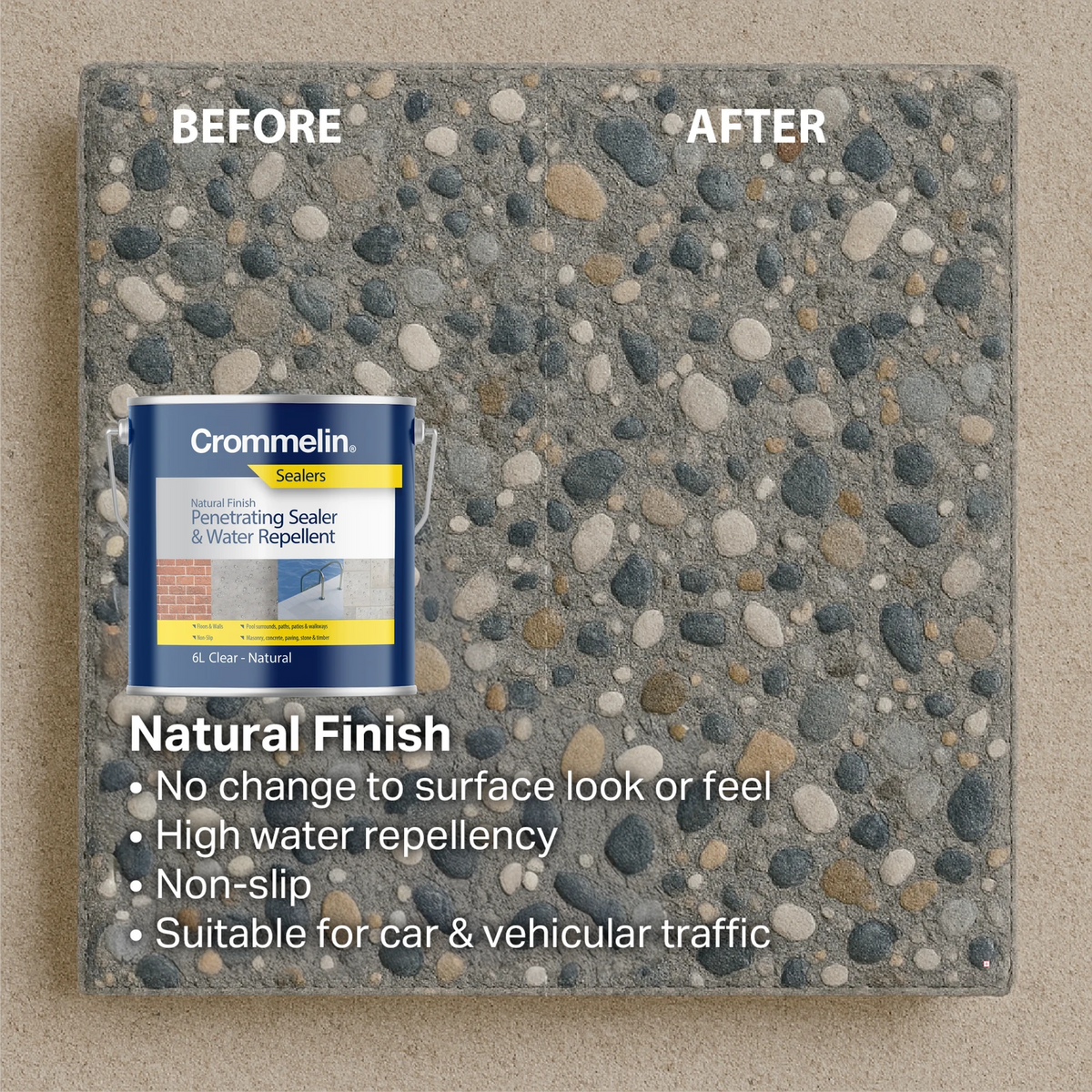Crommelin 300g Natural Finish Penetrating Sealer & Water Repellent Sprayable Clear