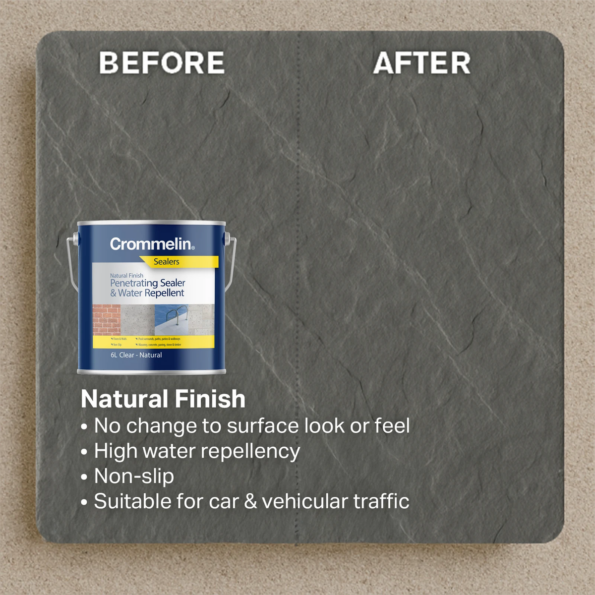 Crommelin 300g Natural Finish Penetrating Sealer & Water Repellent Sprayable Clear