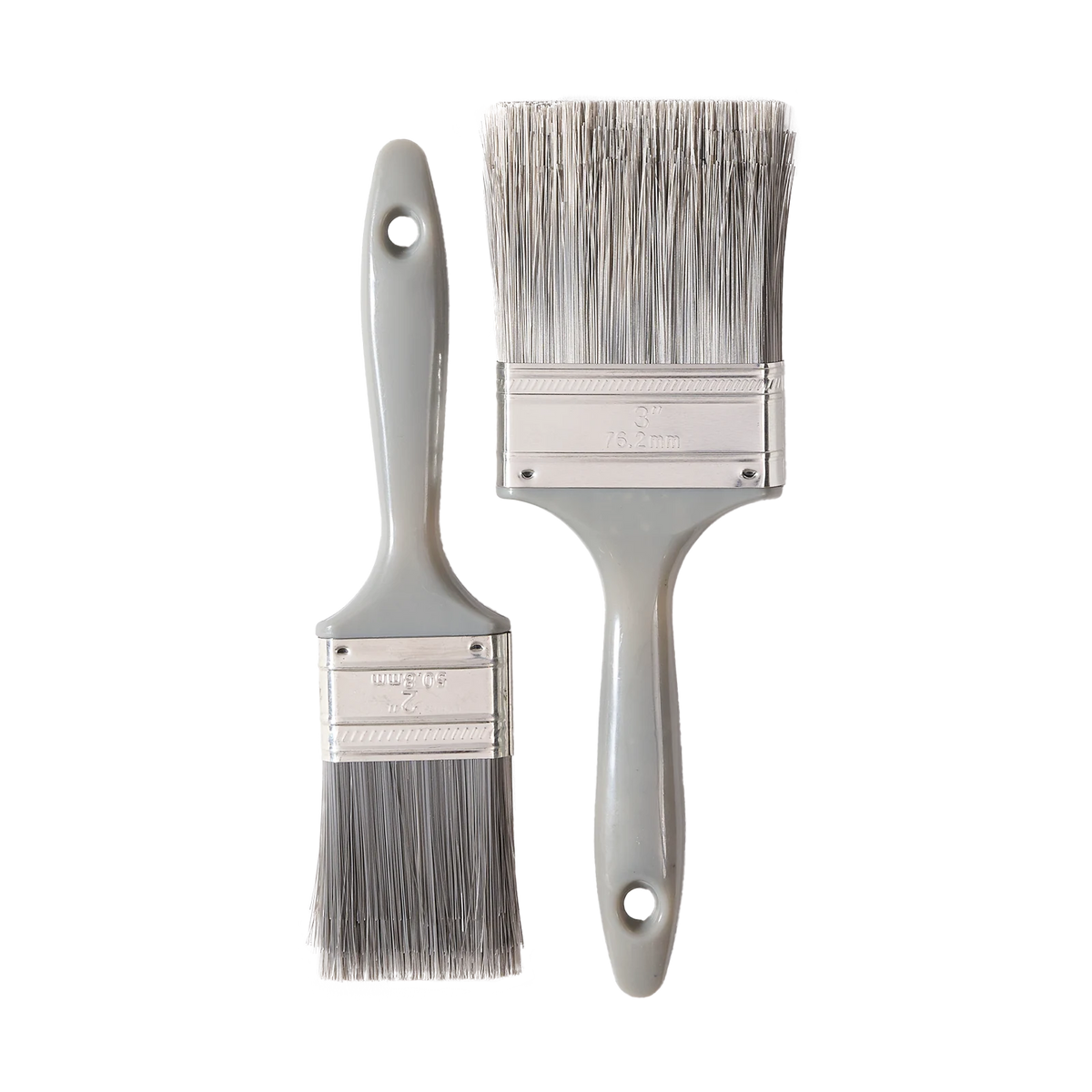 Utility 50mm & 70mm Synthetic Filament Brush Set - 2 Pack, Paint, Stain & Epoxy