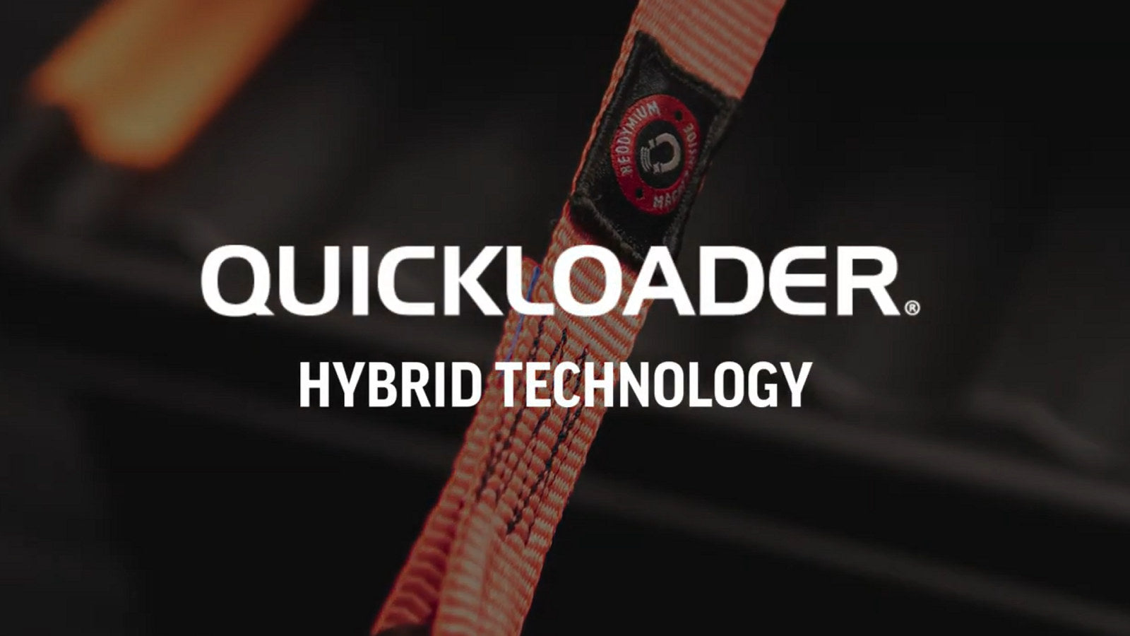 Quickloader 3m 250kg Magnet Ratchet Tie Down Strap - Red/Black