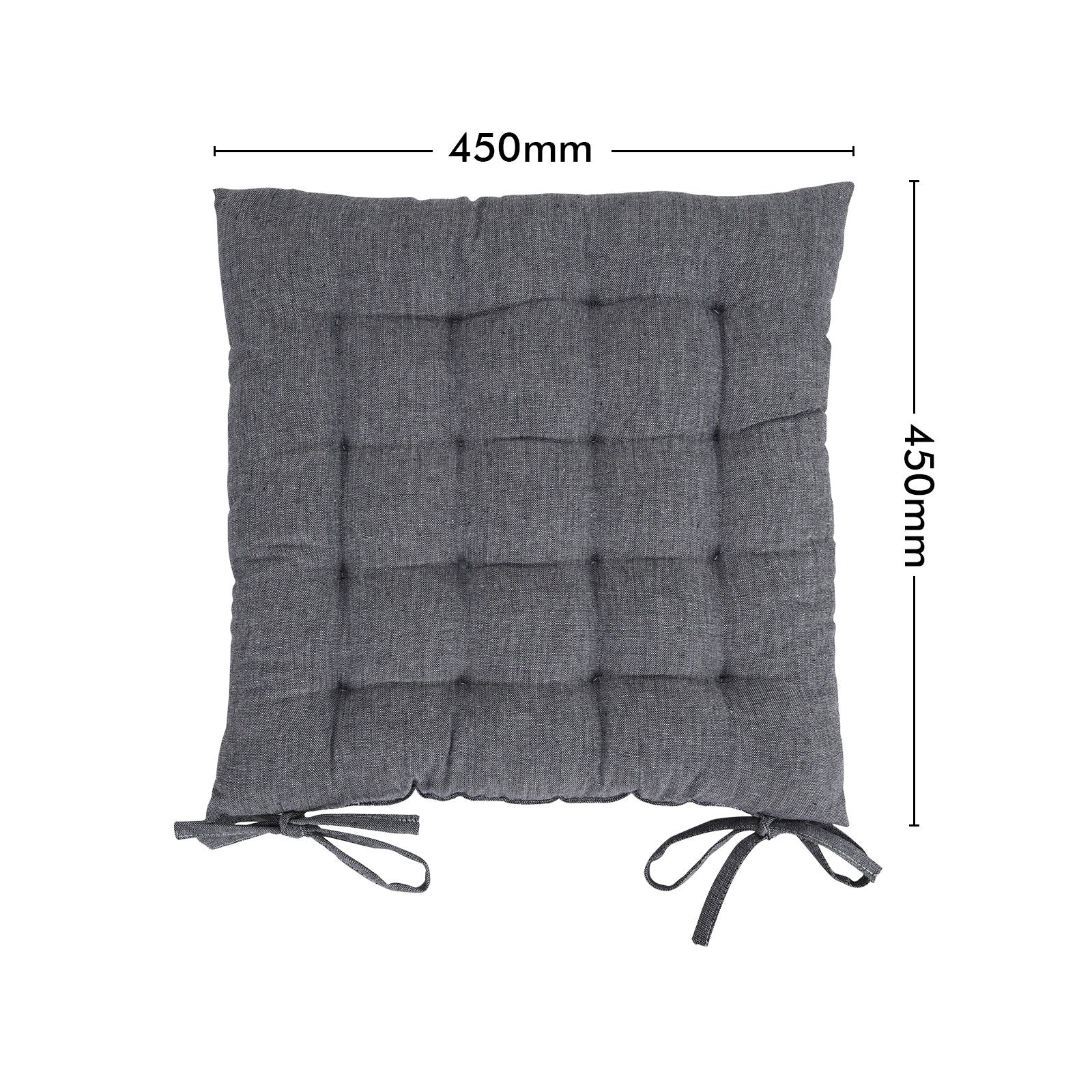 Mojo Sachin Outdoor Chair Cushion Dark Grey Latte 44cm