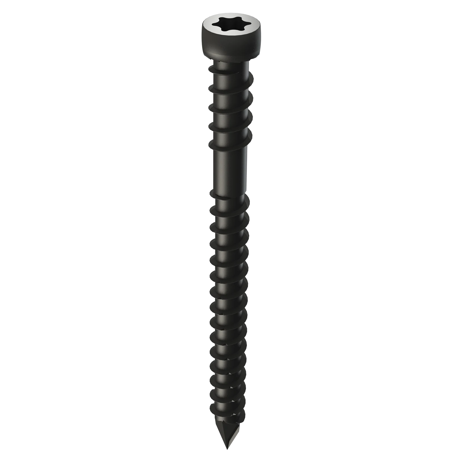 Bremick UltraFast 10g x 50mm 304 Stainless Black T20 Trim Head Decking Screw 500 Pack