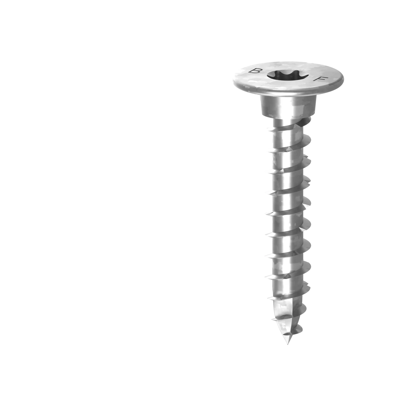 Bremick XTP 18g x 45mm Galvanised Washer Head T40 Post Screw 100 Pack