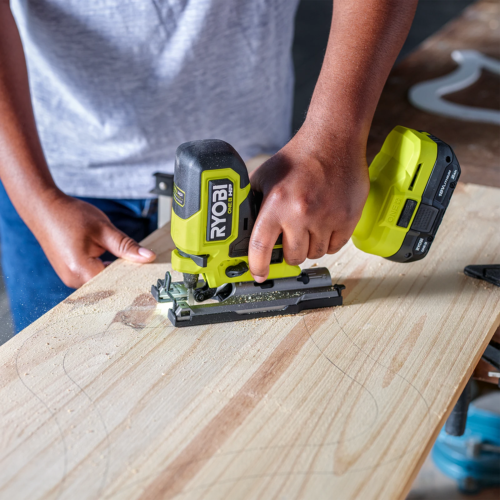 Ryobi 18V ONE+ HP Cordless Barrel Grip Jigsaw RJS18BX 3200 SPM - Tool Only