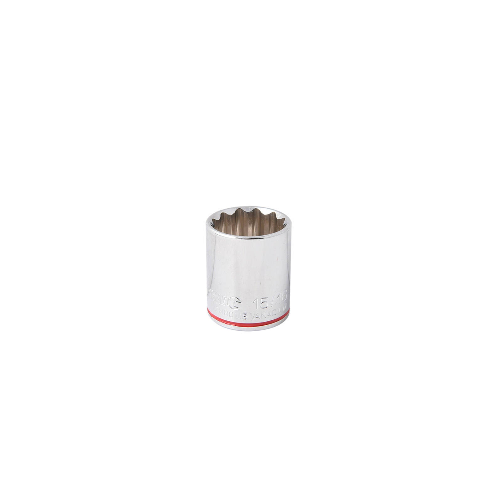Kincrome 15/16" 1/2" Drive 6-Point Socket, Mirror Polish Finish