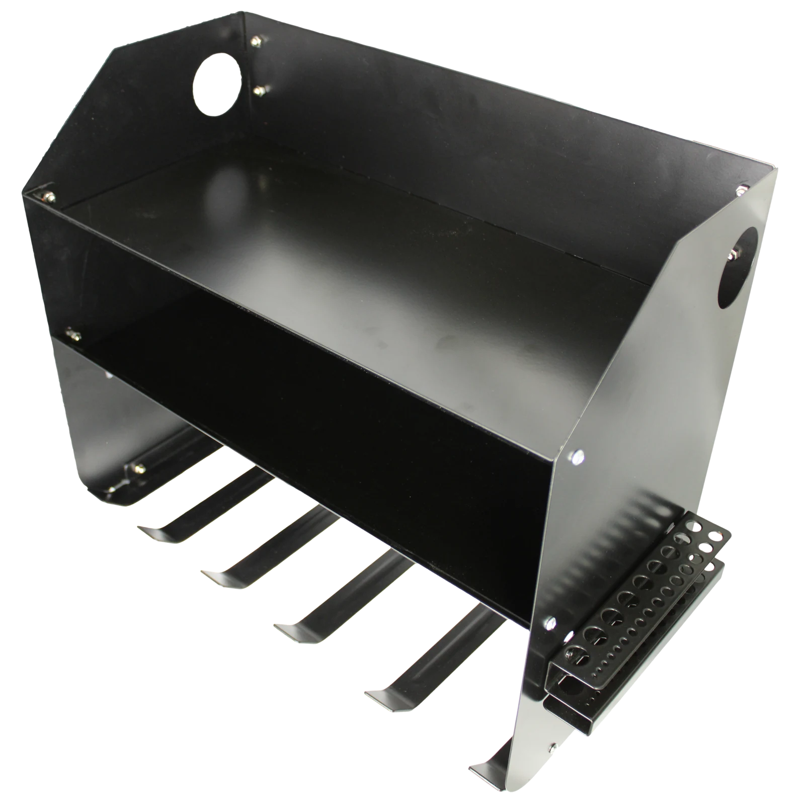 StorEase Wall Storage System Power Tool Caddy, Black Powder Coated, Indoor