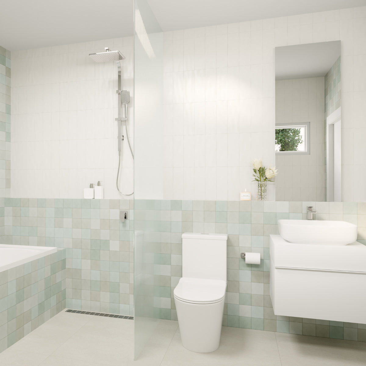 Mondella Overture Lead Free Shower / Wall Mixer Chrome 35mm Cartridge WaterMark Certified