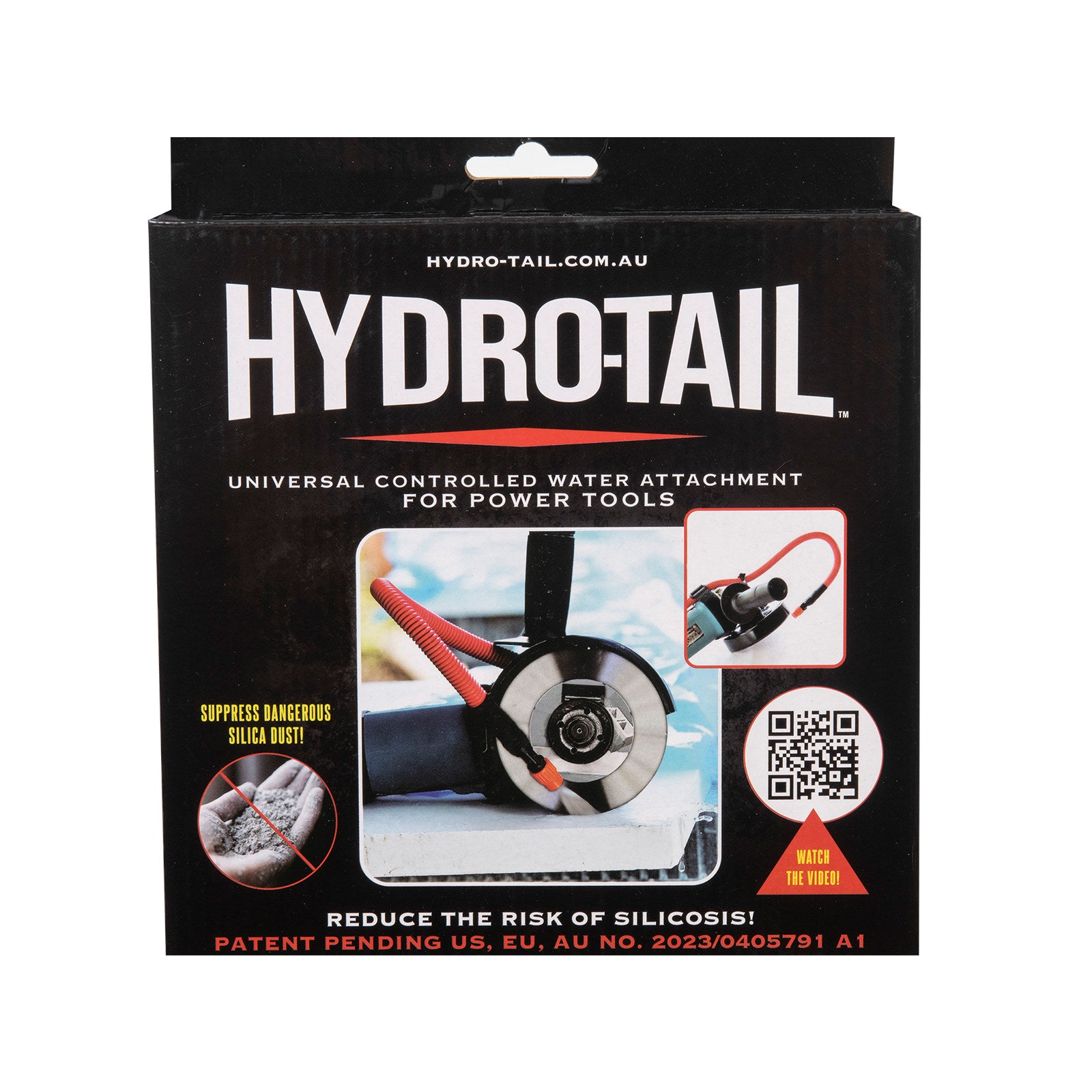 Hydro-Tail Controlled Water Power Tool Attachment Black 200 x 230mm