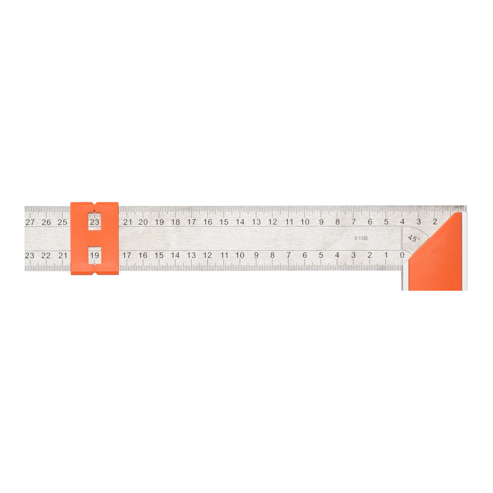 Bahco 400mm Carpenter Square with Stainless Steel Blade and Sliding Marker