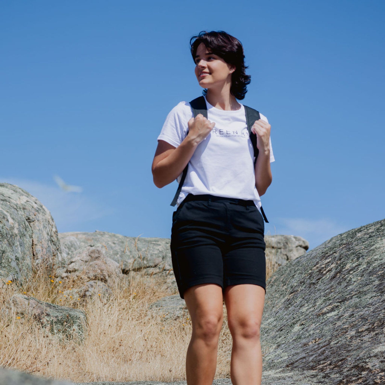 Green Hip Original Shorts Black Size 8 Women's Cotton Stretch