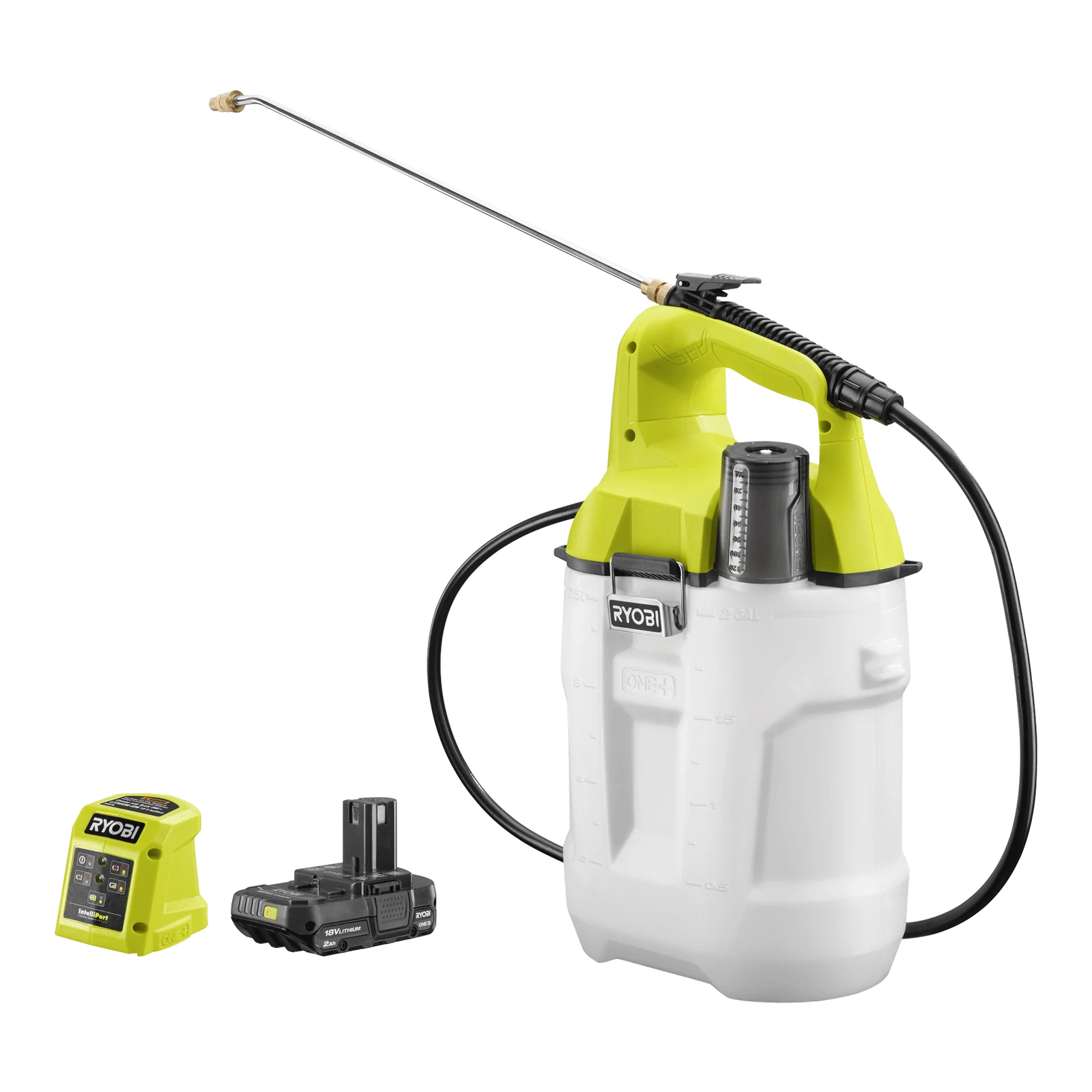 Ryobi 18V ONE+ 7.5L Garden Sprayer Kit R18SPR22, Battery & Charger
