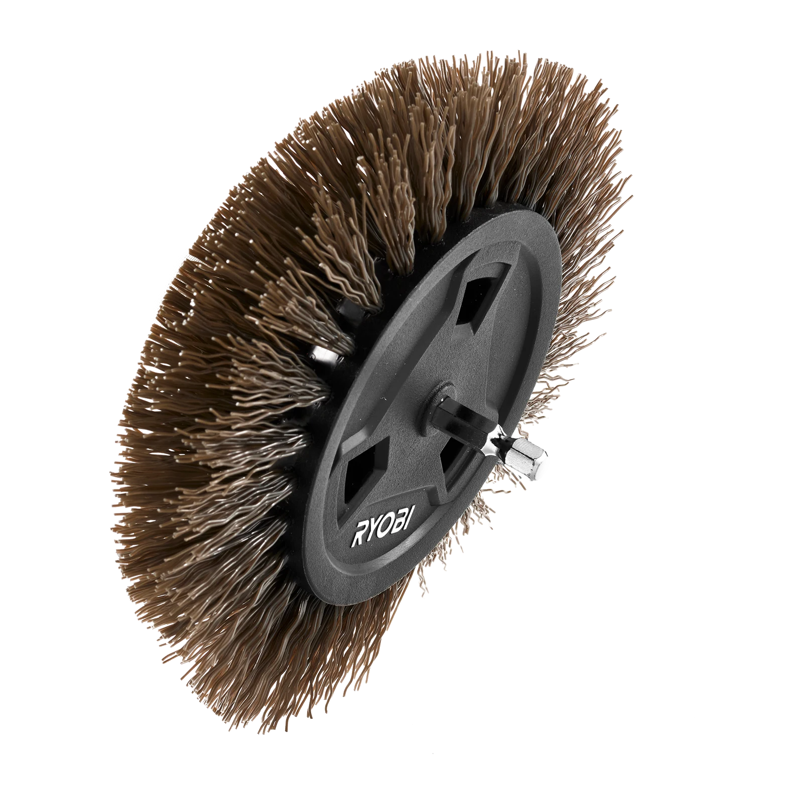 Ryobi 150mm Round Hard Bristle Brush RDBRHB150
