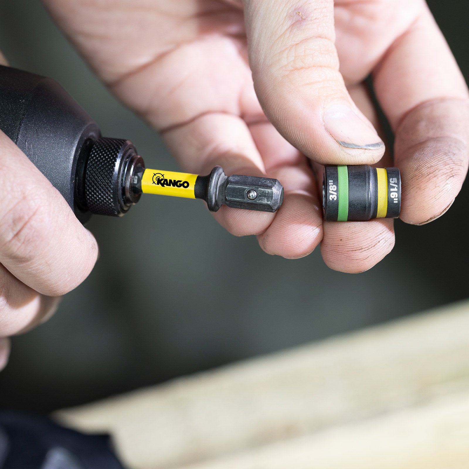 Kango Hypertorque Impact Magnetic Cleanable Nut Setter - 2 Pack, 1/4", 5/16", 3/8"