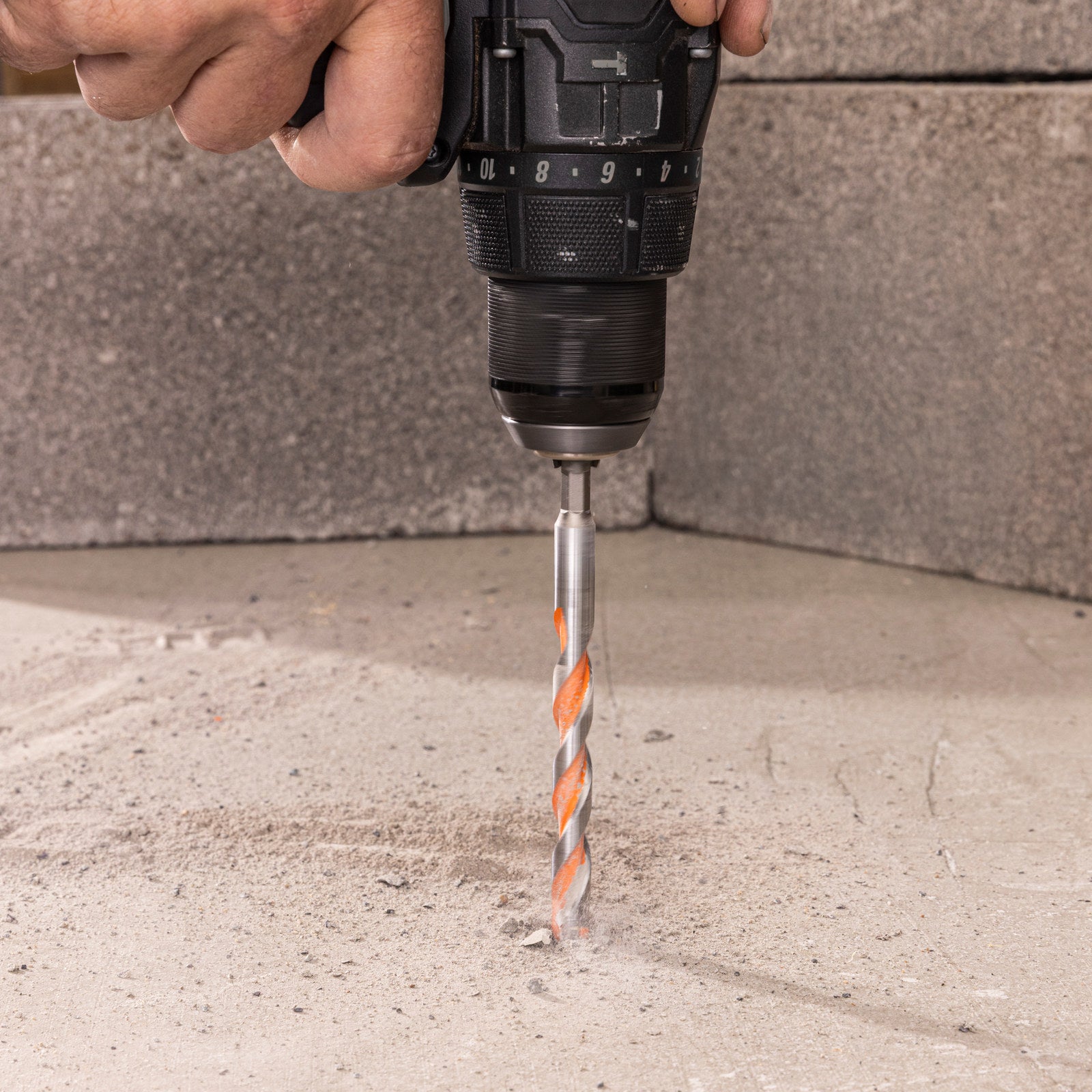 Kango 8 x 150mm Masonry Drill Bit 5 Pack - Carbide Tip, 1/4" Hex Shank