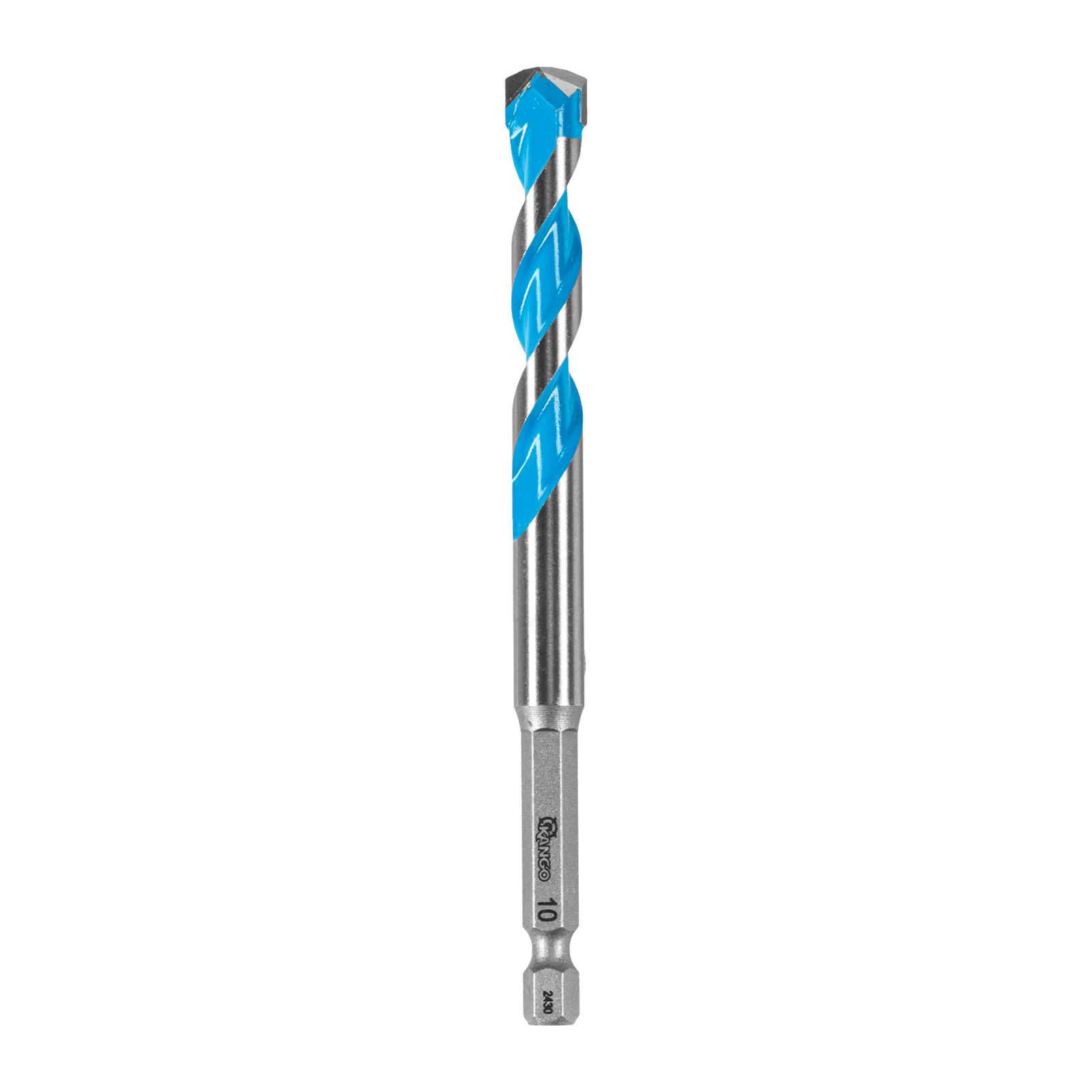 Kango 10 x 120mm Multi-Material Drill Bit - 1/4" Hex Carbide Tip for Concrete, Tile, Timber & Metal