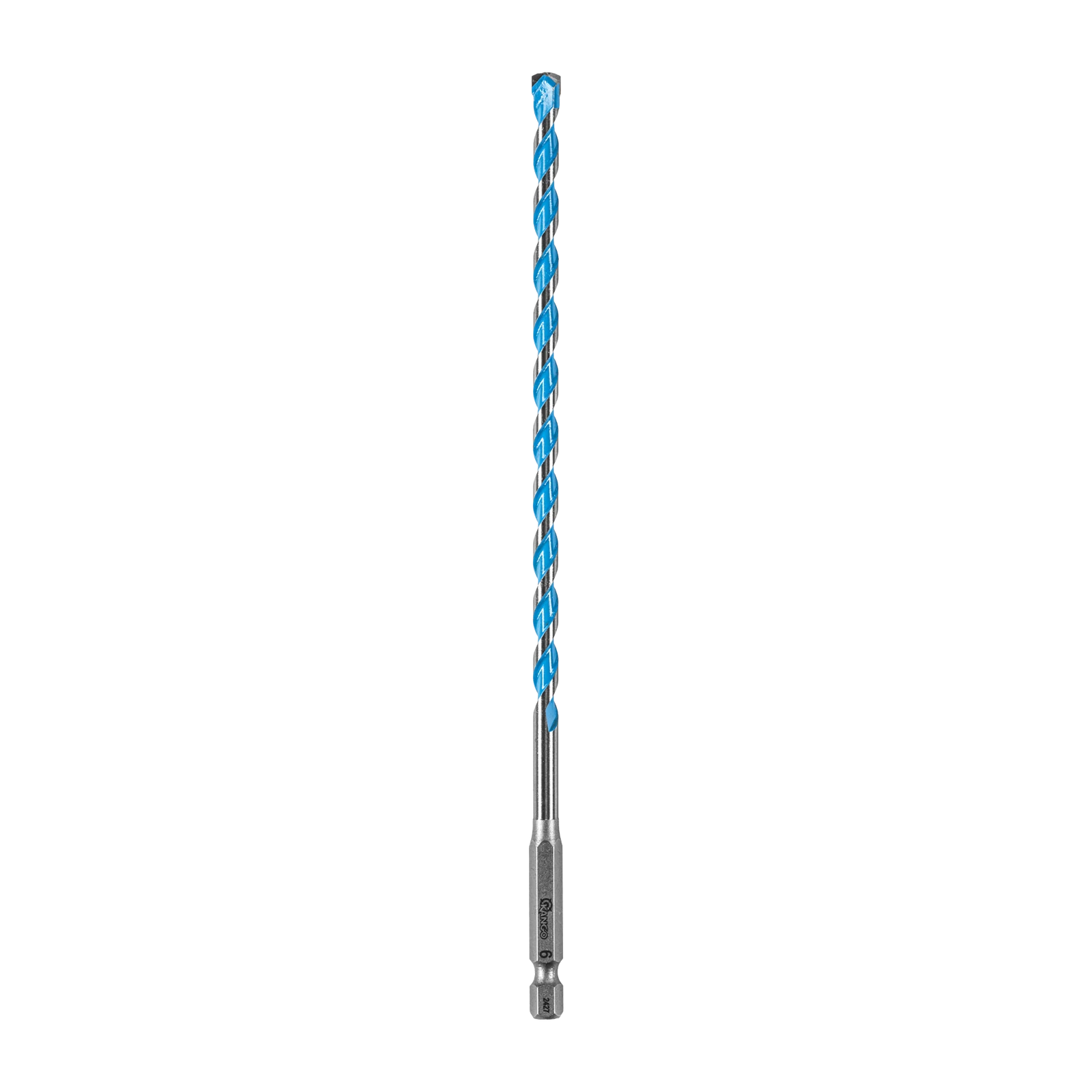 Kango 6 x 200mm Multi-Material Drill Bit - 1/4" Hex Carbide Tip for Concrete, Tile, Timber & Metal