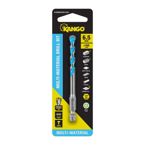 Kango 6.5 x 100mm 1/4in Hex Multi-Material Drill Bit