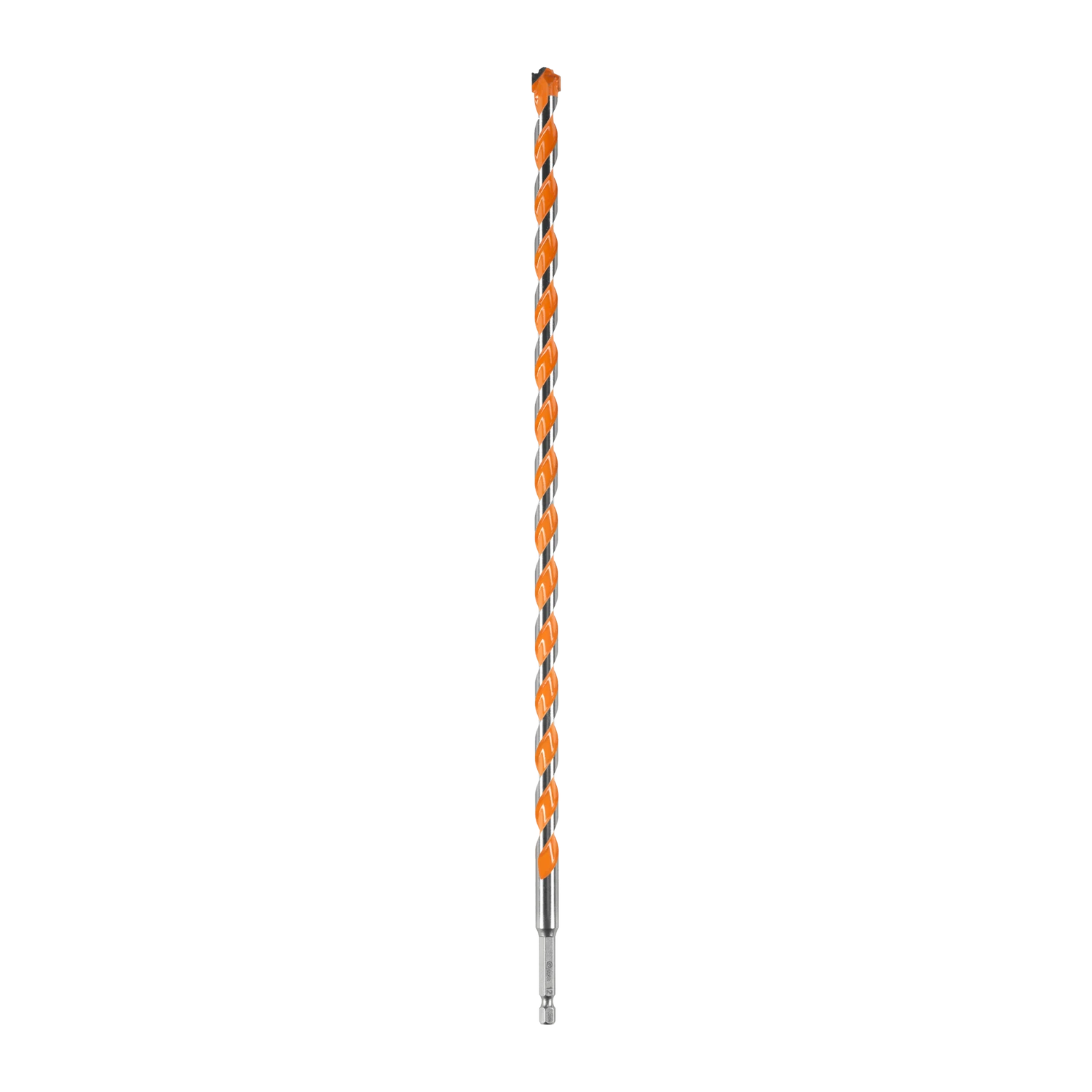 Kango 12 x 400mm Masonry Drill Bit - 1/4" Hex Carbide Rapid Tip for Concrete & Brick