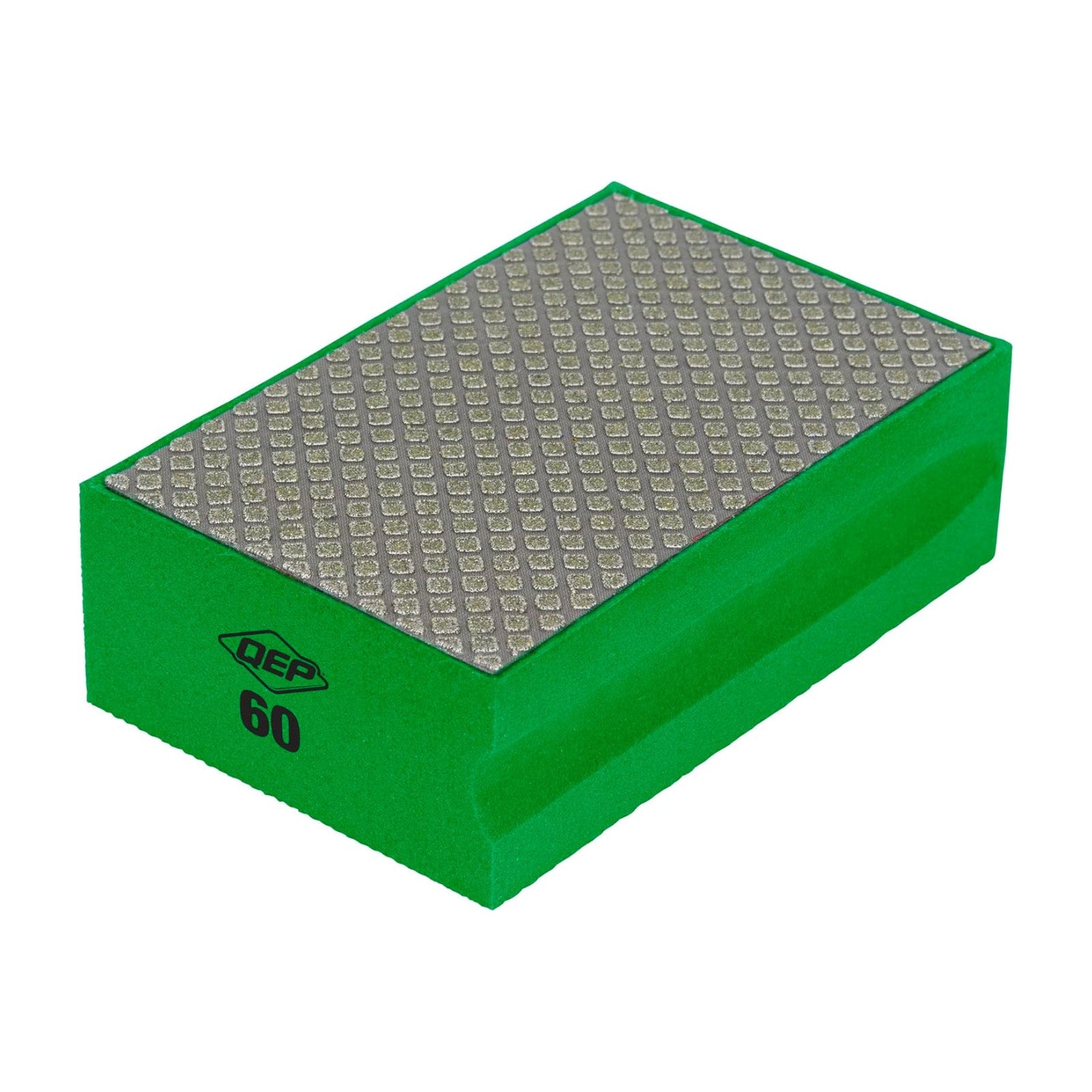 QEP Diamond Sanding Block 60 Grit, Coarse, Wet and Dry, for Tile Stone Granite Glass