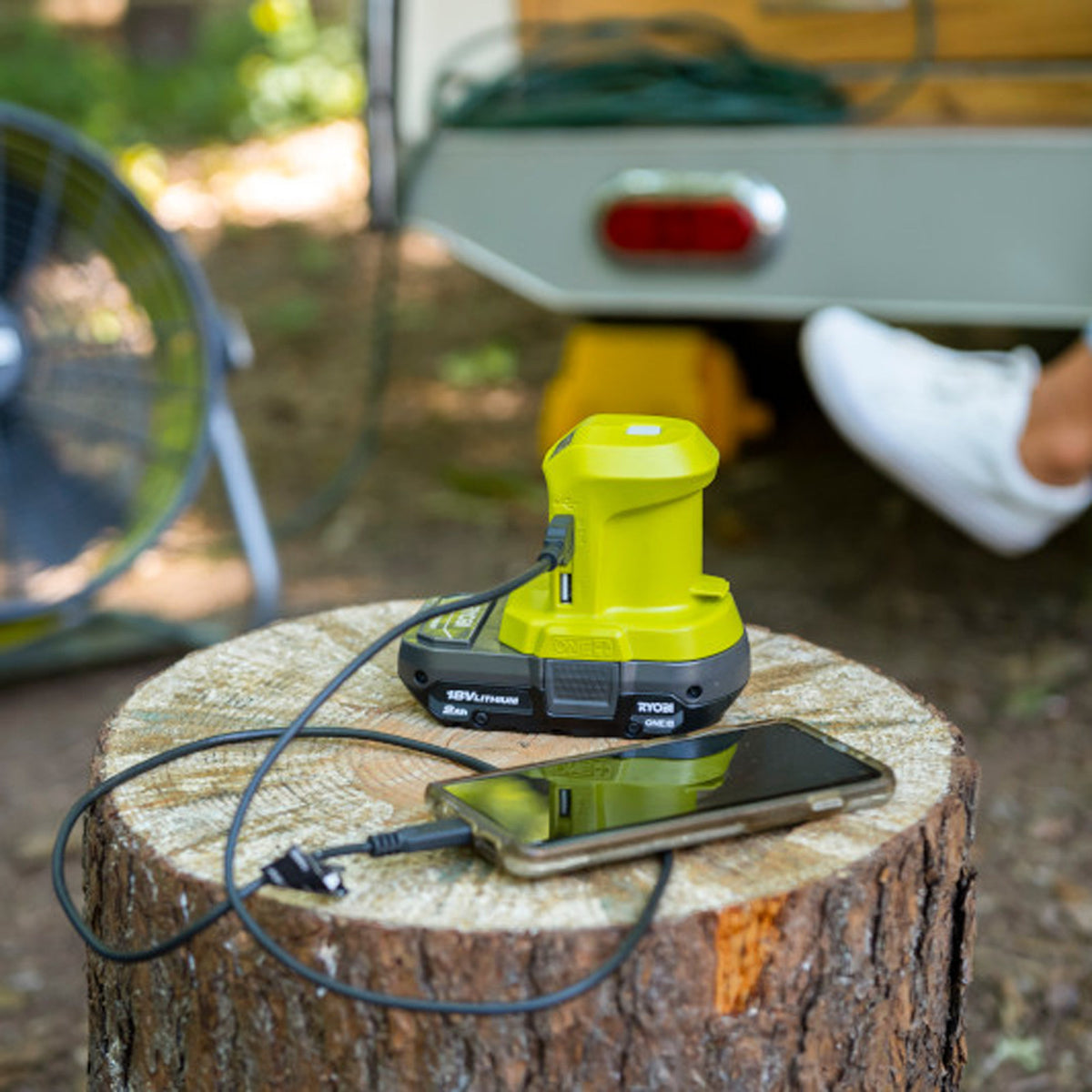 Ryobi 18V ONE+ Compact USB Power Source Skin Only RUSBC18