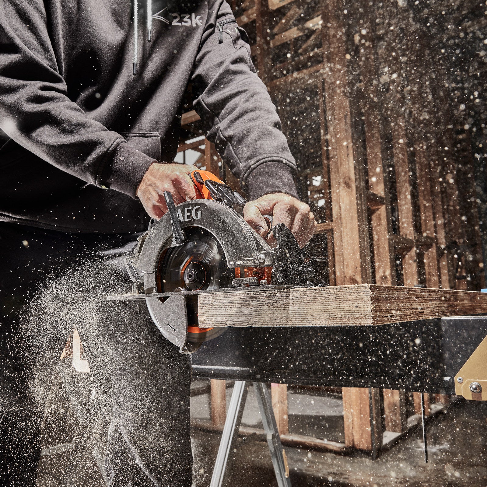 AEG 18V FUSION 184mm Brushless Circular Saw 5Ah FORCE Kit A18FCS6851
