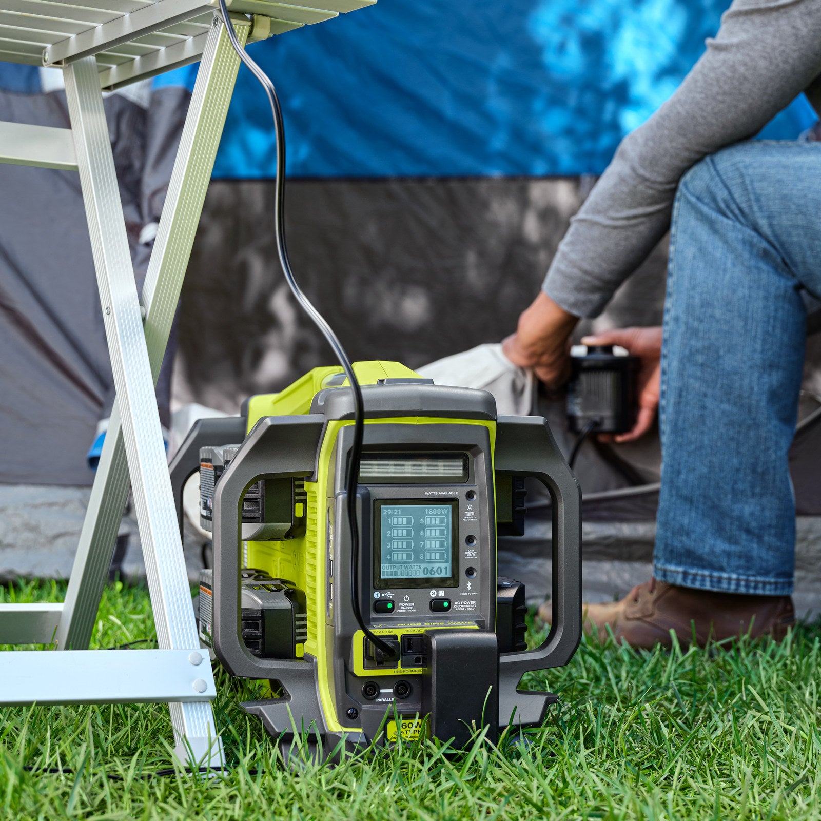 Ryobi 18V ONE+ 1800W Powerstation R18PS1800CP - Portable Inverter (Tool Only)
